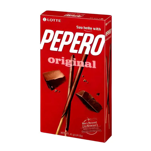 Pepero tradicional - Palitos com Chocolate